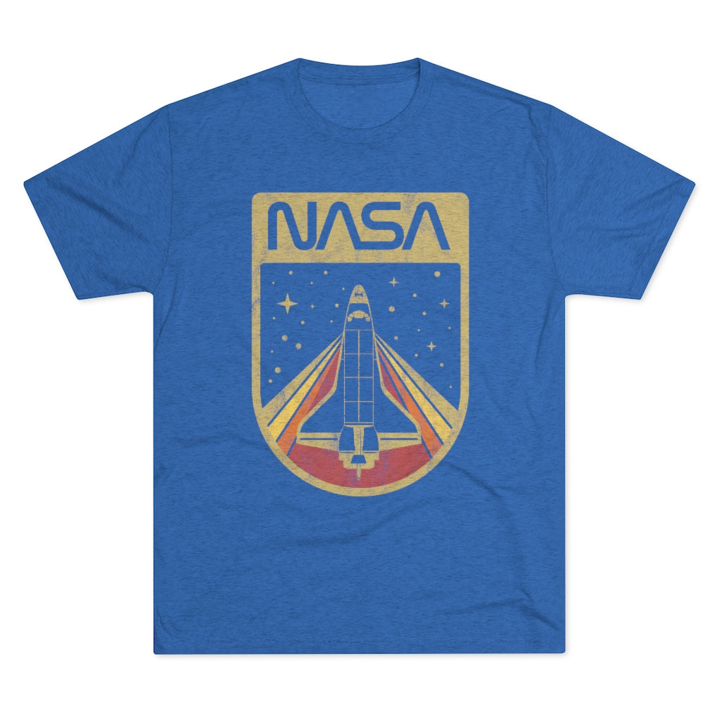 Classic Nasa Space Shuttle Shirt Men's Tri-Blend Crew Tee