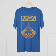 Load image into Gallery viewer, Classic Nasa Space Shuttle Shirt Men&#39;s Tri-Blend Crew Tee

