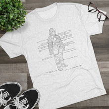 Load image into Gallery viewer, Nasa Apollo space suit Men&#39;s Tri-Blend Crew Tee
