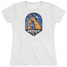 Load image into Gallery viewer, Arches Utah National Park Women&#39;s Triblend Tee
