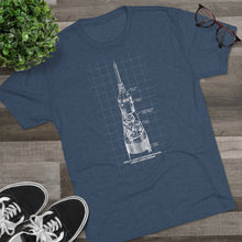 Load image into Gallery viewer, Apollo Command and Service Module (CSM) Men&#39;s Tri-Blend Crew Tee
