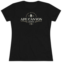 Load image into Gallery viewer, Sasquatch Ape Canyon Vintage Women&#39;s Triblend Tee
