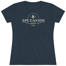 Load image into Gallery viewer, Sasquatch Ape Canyon Vintage Women&#39;s Triblend Tee
