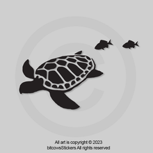 Load image into Gallery viewer, Sea Turtle Windshield Sticker (2 count)
