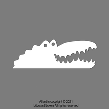 Load image into Gallery viewer, Florida Crocodile Windshield Decal Window Sticker

