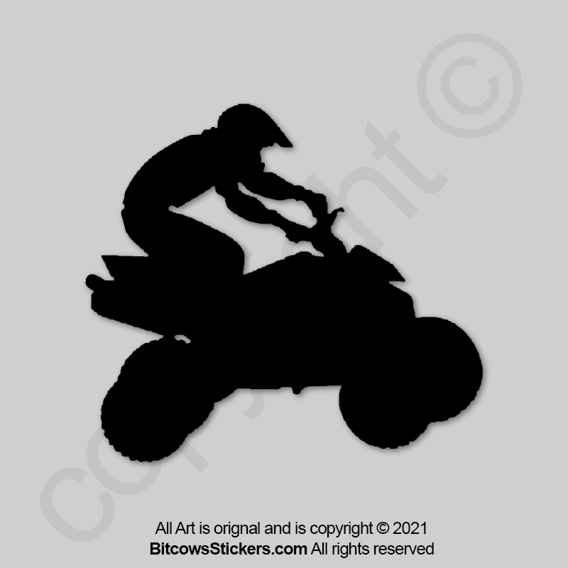 Sports ATV Off Road Windshield Decal Climber Sticker Easter Egg