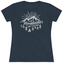 Load image into Gallery viewer, The mountains are calling and I Must Go Women&#39;s Triblend Tee
