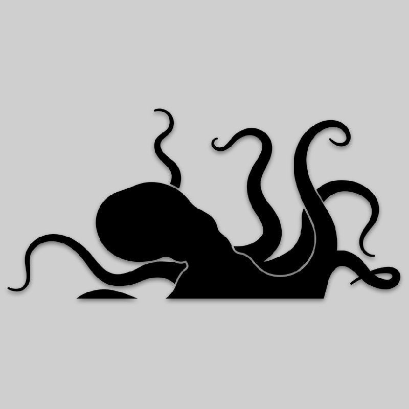 Kraken Windshield Window Decal or Cell Phone Case Octopus Sticker Easter Egg