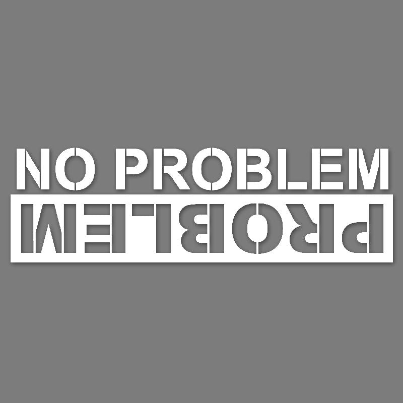 Problem, No Problem Jeep off-road Sticker funny sticker – bitcowsstickers