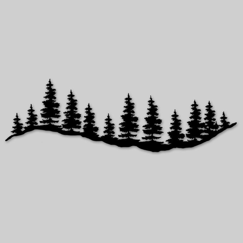 Ski Trees Adventure Outdoor window sticker decal