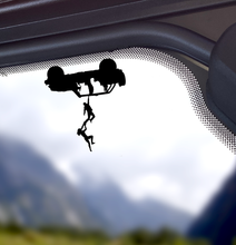 Load image into Gallery viewer, Open Doorless Jeep Replacement Windshield Hanger Sticker Easter Egg (2 count)
