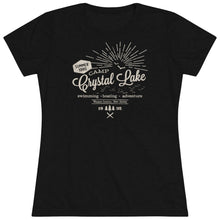 Load image into Gallery viewer, Crystal Lake Summer Camp Vintage Women&#39;s Triblend Tee
